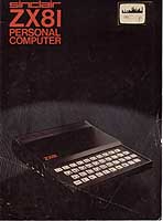 Folleto original del ZX81 editado por Sinclair. 4 hojas  (JPG 150ppp)